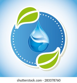 water concept design, vector illustration eps10 graphic 