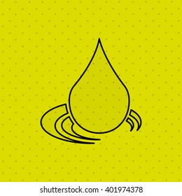 water concept icon design 