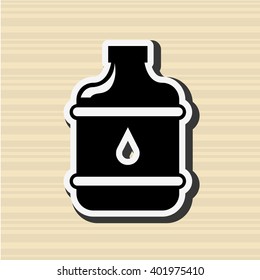 water concept icon design 