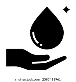 Water Conservation Icon Element For Design