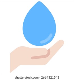 Water Conservation Icon Element For Design