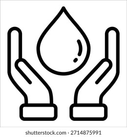 Icon-Element Wasserschutz für Design