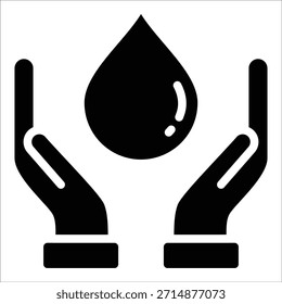 Icon-Element Wasserschutz für Design