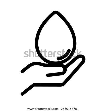 Water Conservation Icon Element For Design