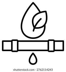 Water Conservation Icon vector Illustration For Design.