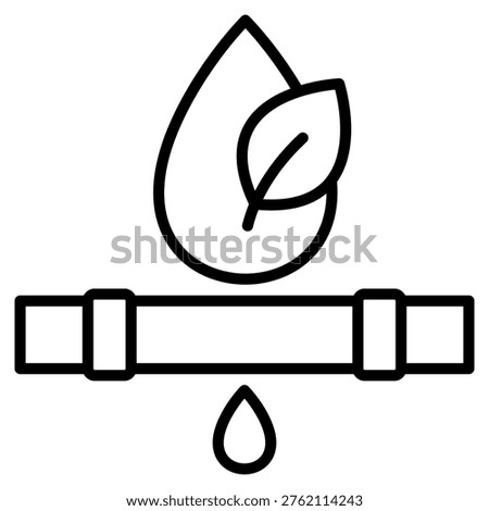 Water Conservation Icon vector Illustration For Design.