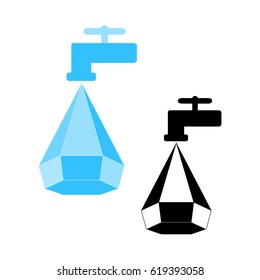 Water conservation logo