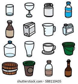 water container objects 