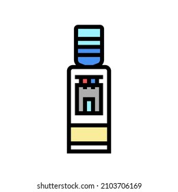 water cooler equipment color icon vector. water cooler equipment sign. isolated symbol illustration