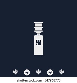 Water cooler icon.