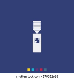 Water cooler icon.