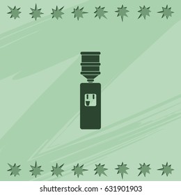 Water cooler icon.