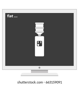 Water cooler icon.
