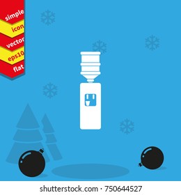 Water cooler icon.