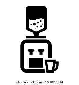 water cooler icon isolated sign symbol vector illustration - high quality black style vector icons
