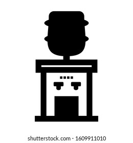 water cooler icon isolated sign symbol vector illustration - high quality black style vector icons
