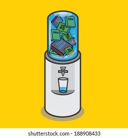 Water cooler ideas - vector 