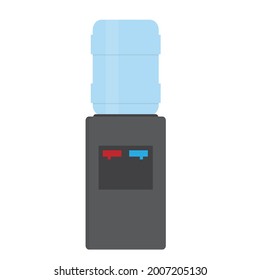 Water cooler on a white background