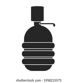 Water cooler vector black icon. Vector illustration bottle on white background. Isolated black illustration icon of water coler.