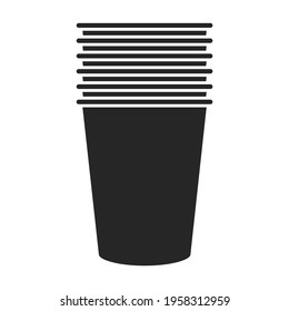 Water cooler vector black icon. Vector illustration bottle on white background. Isolated black illustration icon of water cooler.