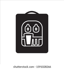 Water cooler vector icon flat style