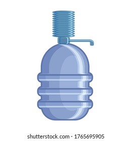 Water cooler vector icon.Cartoon vector icon isolated on white background water cooler.