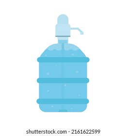 Water cooler vector icon.Cartoon vector icon isolated on white background water cooler.