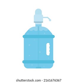 Water cooler vector icon.Cartoon vector icon isolated on white background water cooler.