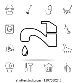 water crane icon. Cleaning icons universal set for web and mobile