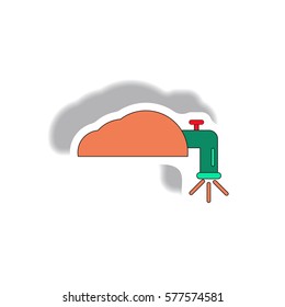 water crane sticker