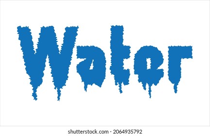 agua en el estilo de escritura creativa