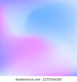 Water Curve Dynamic Blurred Light Background. Blue Cold Color Pastel Sky Gradient Background. Sunset Calm Sunrise Pink Lavender Swirl Gradient Mesh. Liquid Indigo Wavy Fluid Violet Design Pic.
