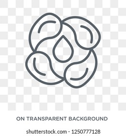 Water cycle icon. Water cycle design concept from Ecology collection. Simple element vector illustration on transparent background.