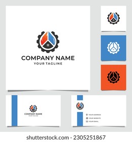 Water Damage Company Logo Design