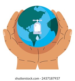 water day awareness illustration vector