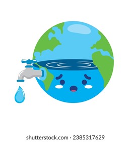 water day ecology world illustration isolated