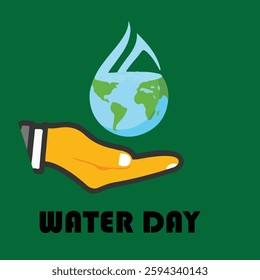 WATER DAY logo and vector