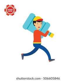 Water Delivery Concept Icon