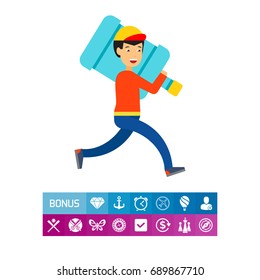 Water Delivery Concept Icon