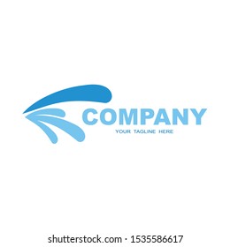 water design company logo - vector 