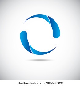 Water design elements. Water icon on the gray background.