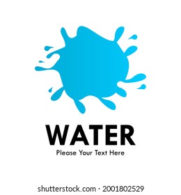 Water design logo template illustration