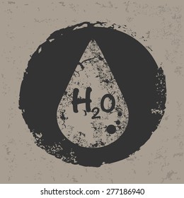 Water design on old background,grunge vector