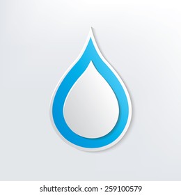 Water design on white background,clean vector