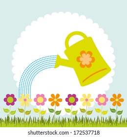 water design over sky background vector illustration