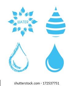 water design over white  background vector illustration