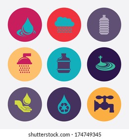 water design over  white background vector illustration