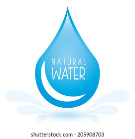 water design over white background vector illustration