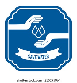 water design over white background vector illustration