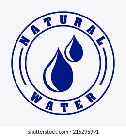 water design over white background vector illustration